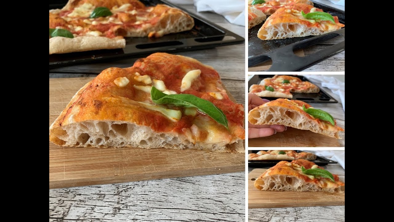 Pizza in teglia con poolish (alta idratazione)