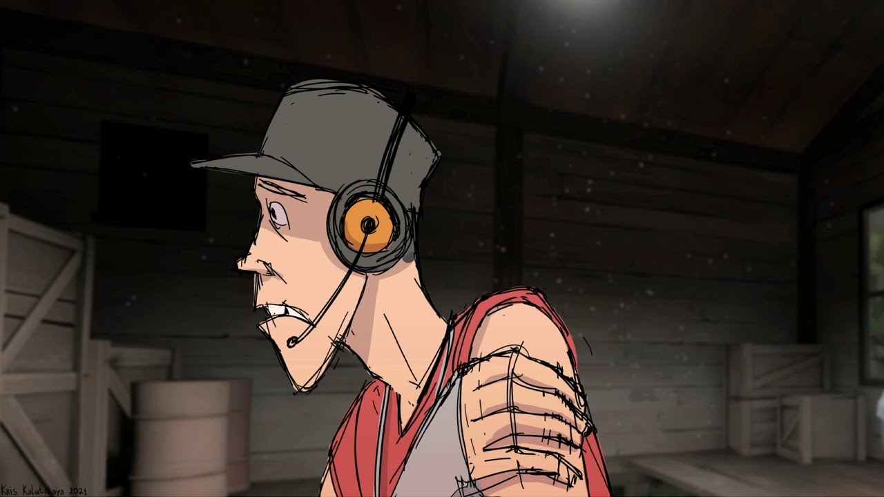 Doc! C'mon Man - TF2 Scout voice line animated