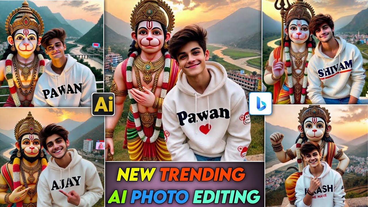 Hanuman Ji Trending Ai Photo Editing | New Trending Hanuman Ji Photo Editing | Viral Reels Editing |