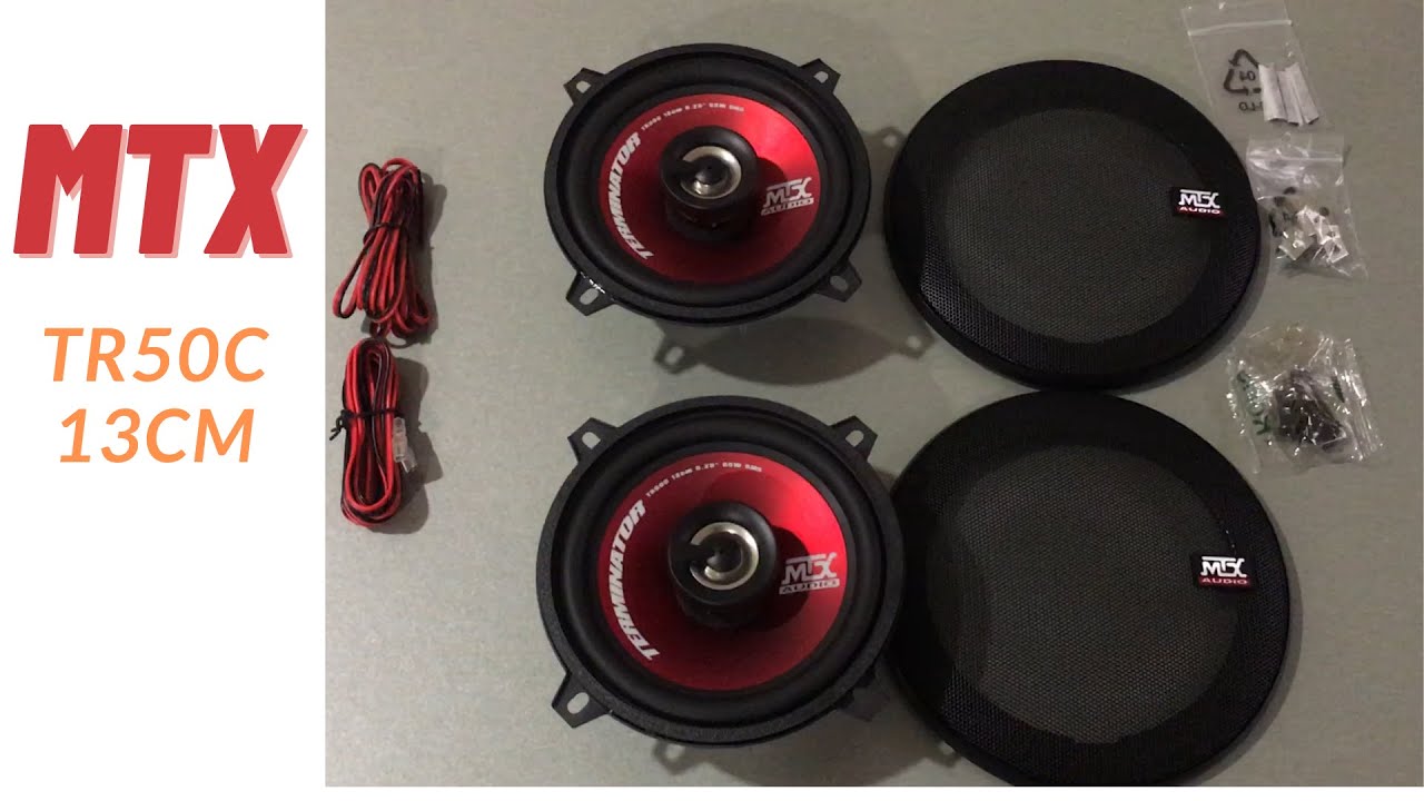 MTX Speakers TR50C 13cm unboxing/ Peugeot 106