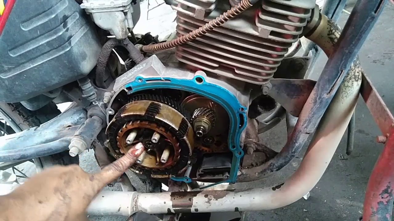 Yamaha stx 125 replace clutch lining