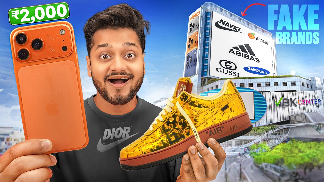 I went to Thailand Chor Bazaar : Asia's Biggest Fake Products Mall
