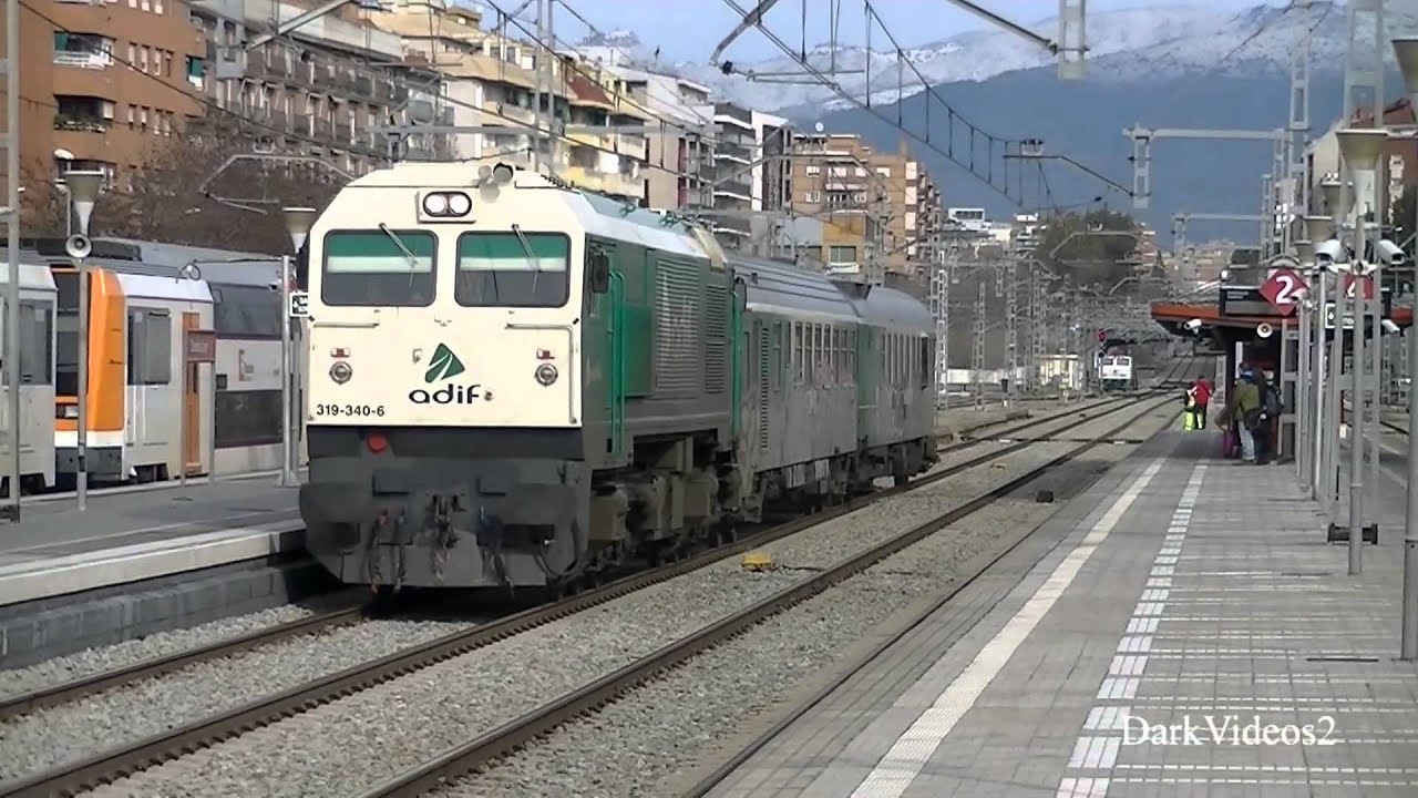 319.340 Tren Auscultador ADIF - 23 Enero 2013 - Granollers-Centre