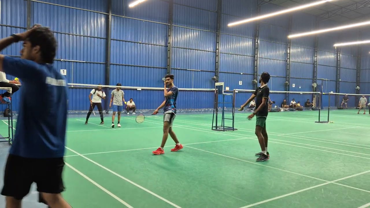 POTHURAJU/JITHENDRA vs MANOJ/GOWTHAM: MEN DOUBLES FINAL :- DRUVA'S BADMINTON TOURNAMENT, MANIKONDA