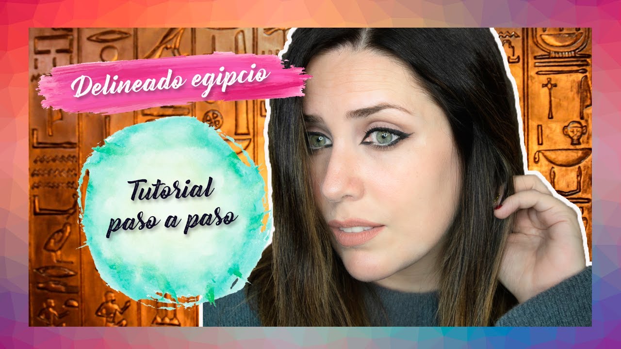 DELINEADO estilo egipcio 🐫 - TUTORIAL paso a paso MAQUILLAJE
