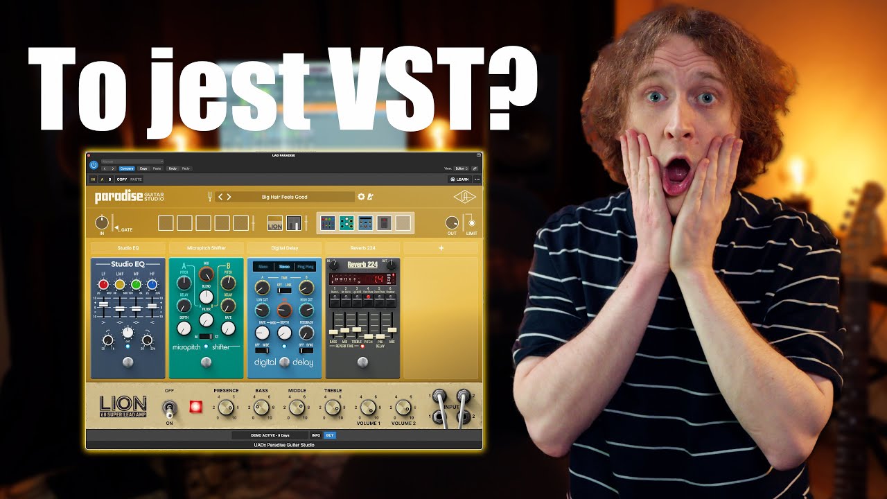 Czy to w końcu GITAROWY RAJ? Test UAD Paradise Guitar Studio