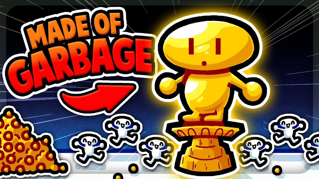 Using Endless GARBAGE To Make a STATUE