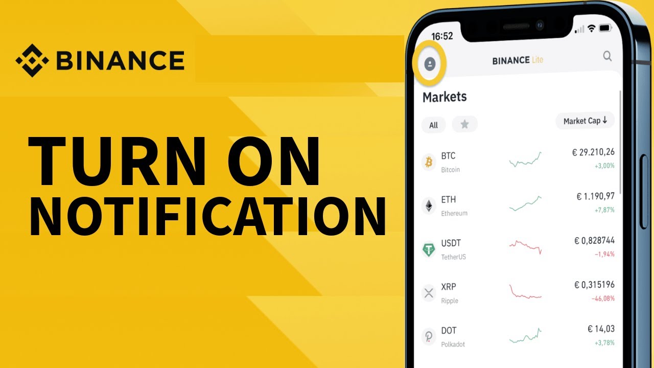 Как включить уведомления в Binance 2025?