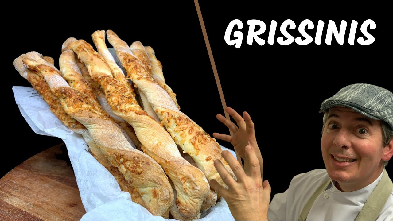 Grissini !!! Uma receita clássica italiana !!! Palitos saborosos !!!