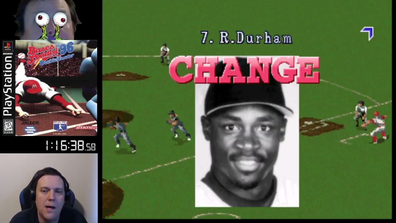 #258 Bases Loaded '96: Double Header (PS1) | Retkun PS1koosi