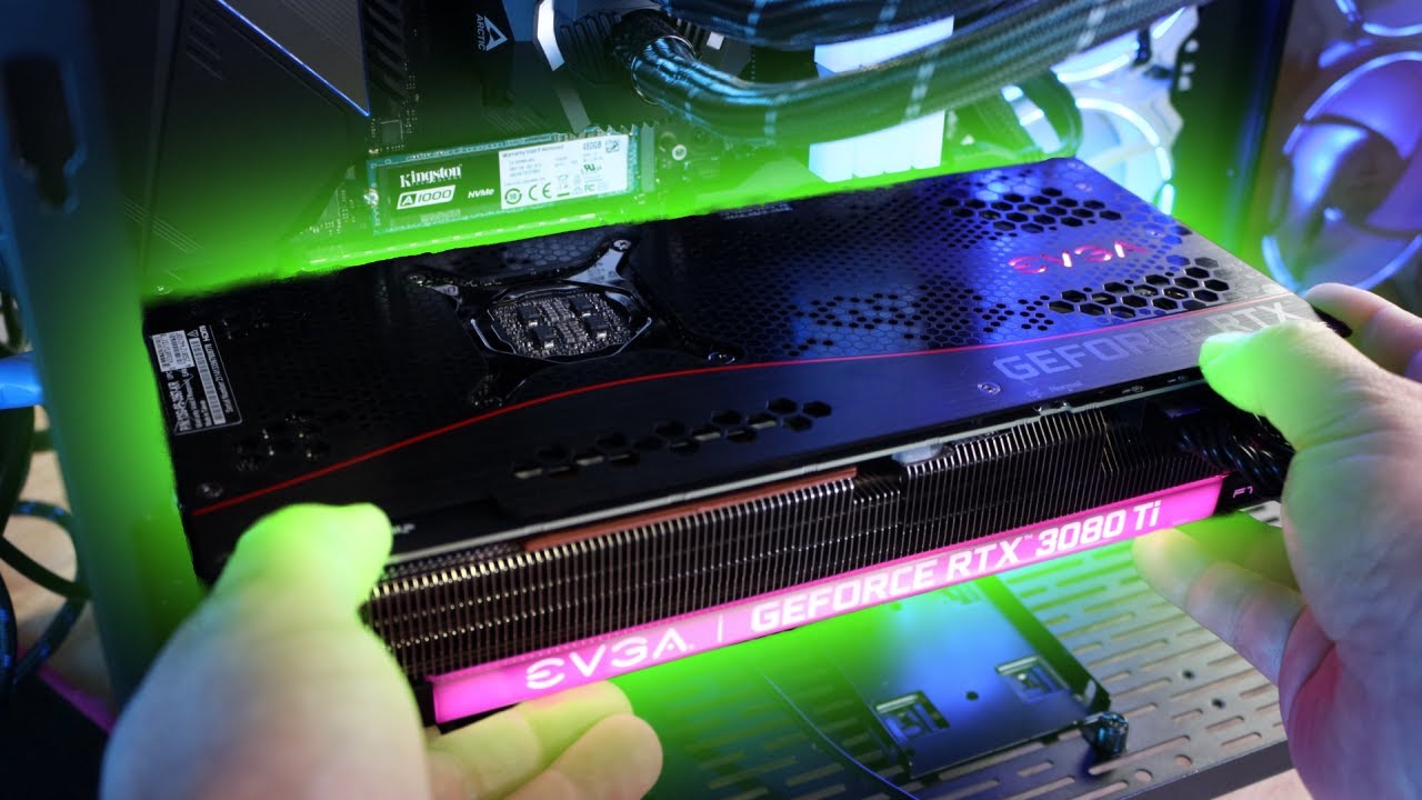 RTX 3080 TI — установка EVGA GeForce RTX 3080 Ti FTW3 ULTRA Gaming