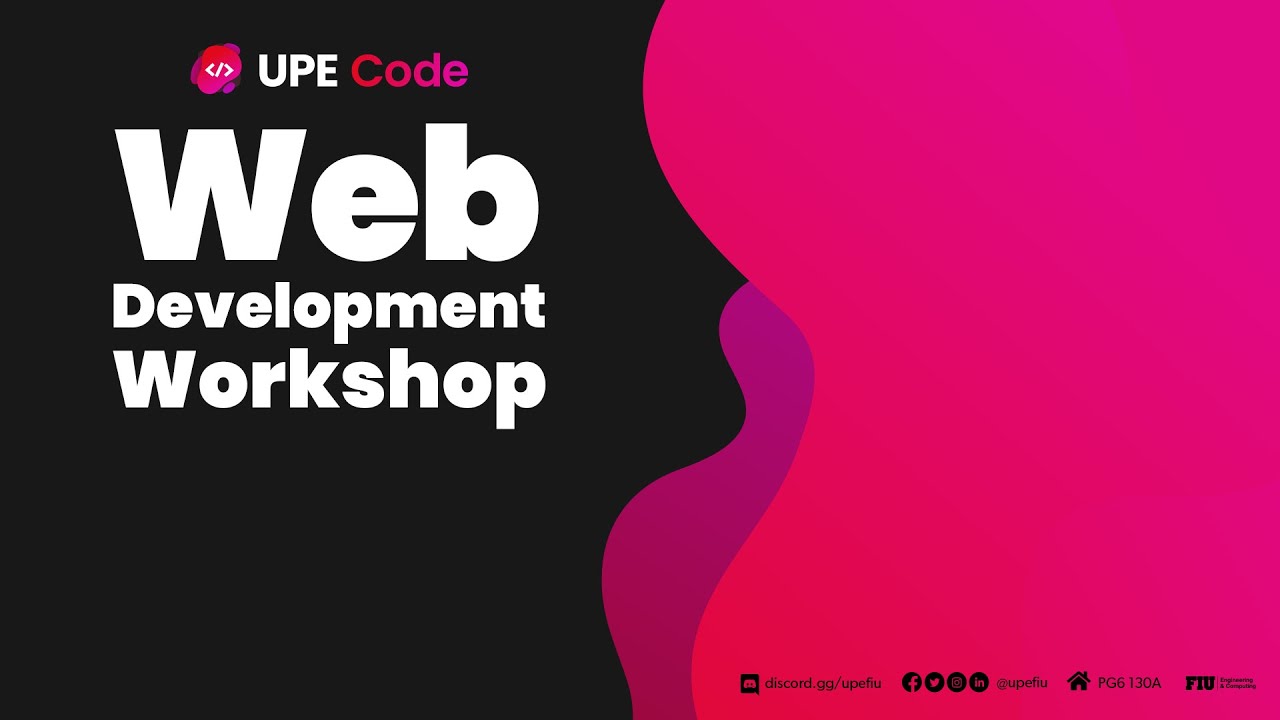 UPE Code | Web Development Workshop - Fall 2020