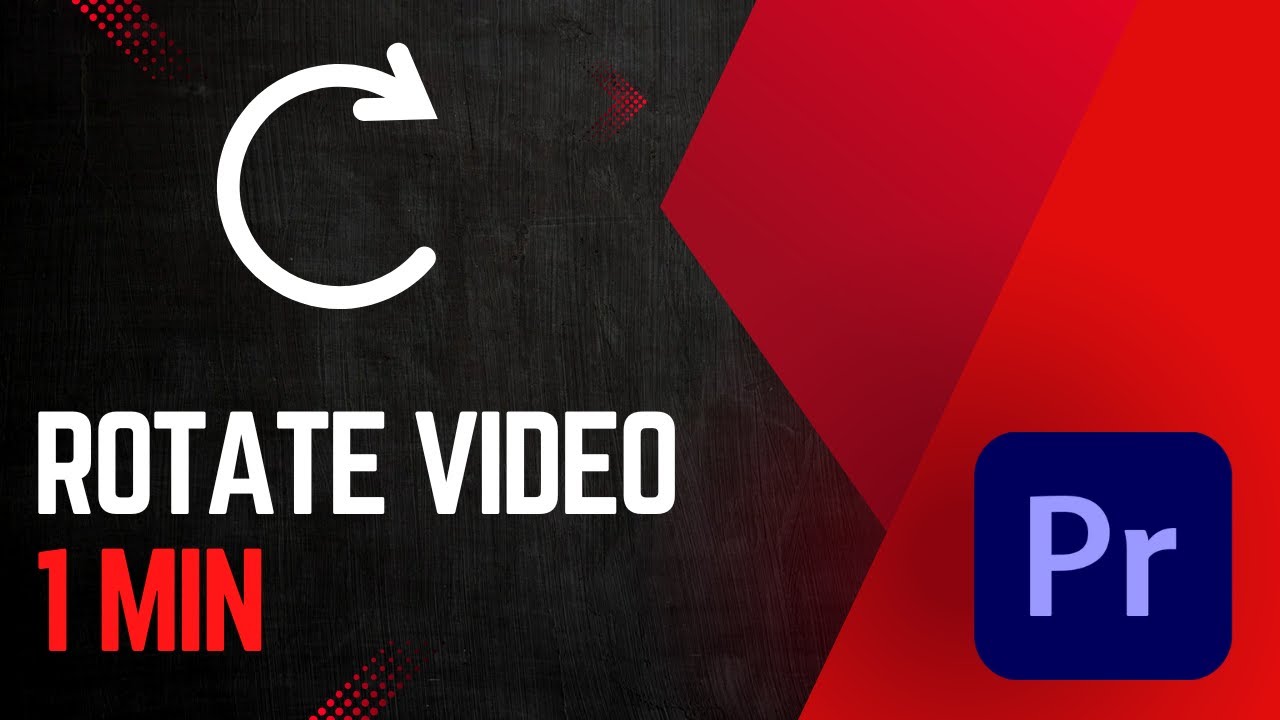 Premiere Pro Tutorial: How to Rotate Video from Portrait to Landscape #PremierePro #adobe
