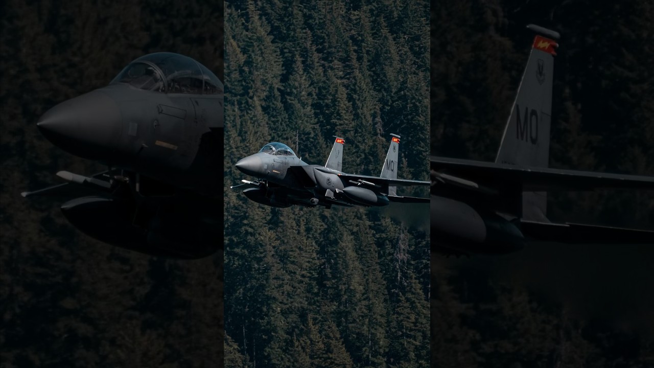 😳LOW F-15 Flyby 