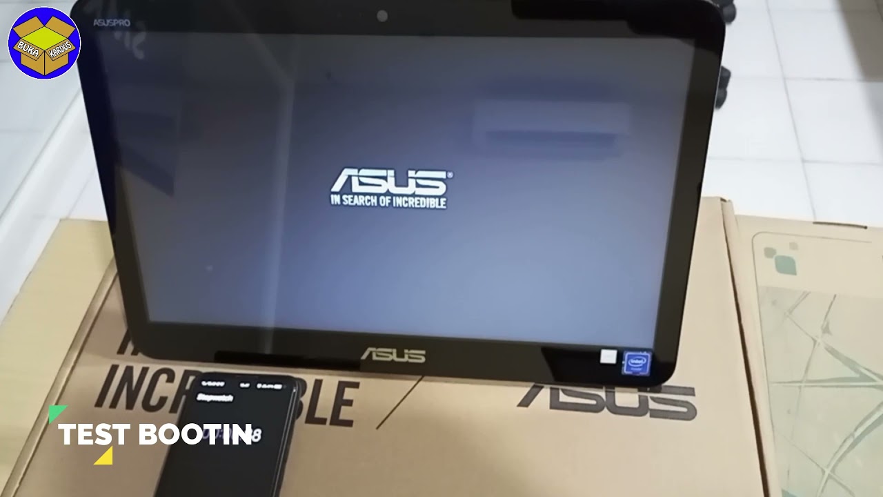 PC All-in-One Touchscreen Hardisk ganti ke SSD supaya ga lemot - ASUS AIO V161G