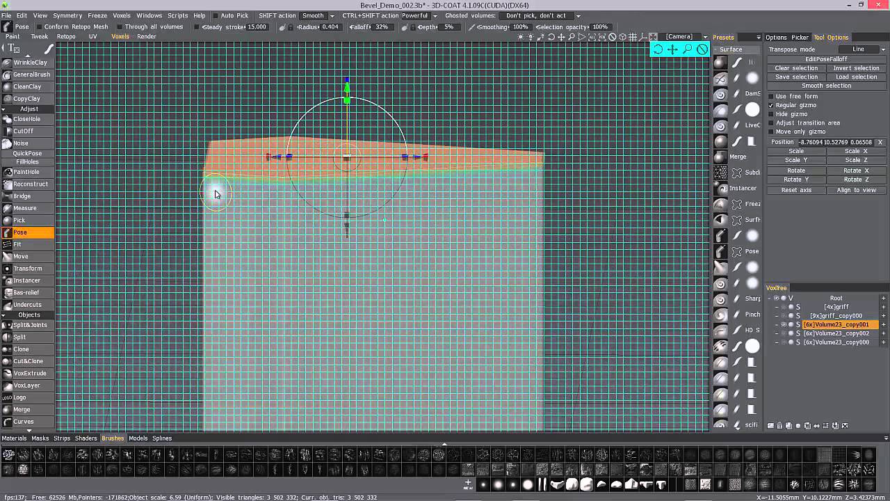 3D Coat Voxel Modeling: Creating Bevels Pt.1