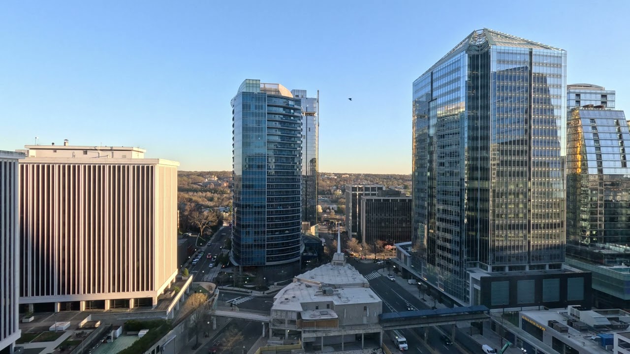 Time lapse Rosslyn, Virginia, USA (21 March 2024)