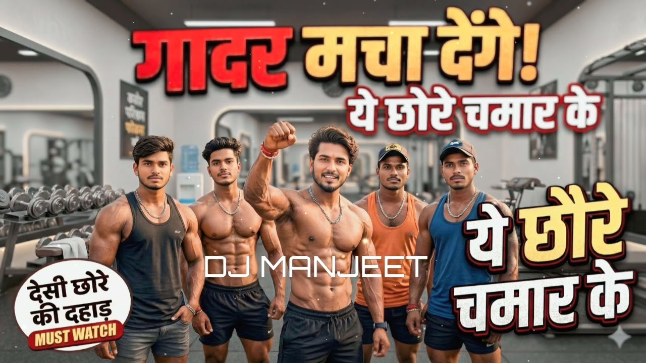 Gadar macha De Ge Ye Chore Chamar Ke- Haryanviधमाका 🔥 | DJ Manjeet Mandawali