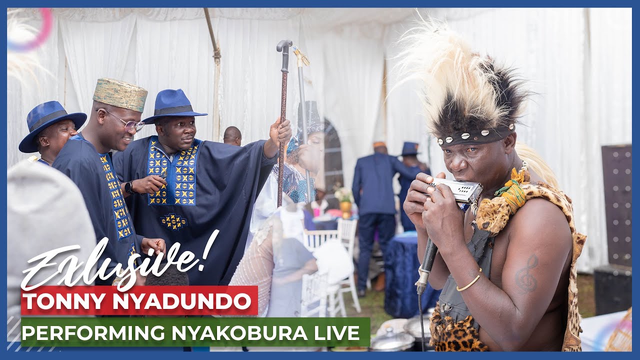 TONNY NYADUNDO PERFORMING  NYAKOBURA AT THIS NYOMBO CEREMONY I FOR EVENT COVERAGE CONTACT 0706733098
