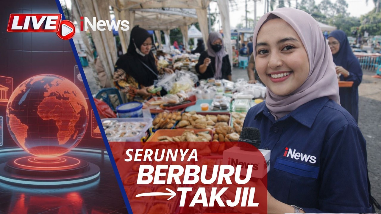 🔴 [LIVE] SAATNYA BERBURU TAKJIL, SAMBIL MENANTI WAKTU BERBUKA PUASA (02/03)