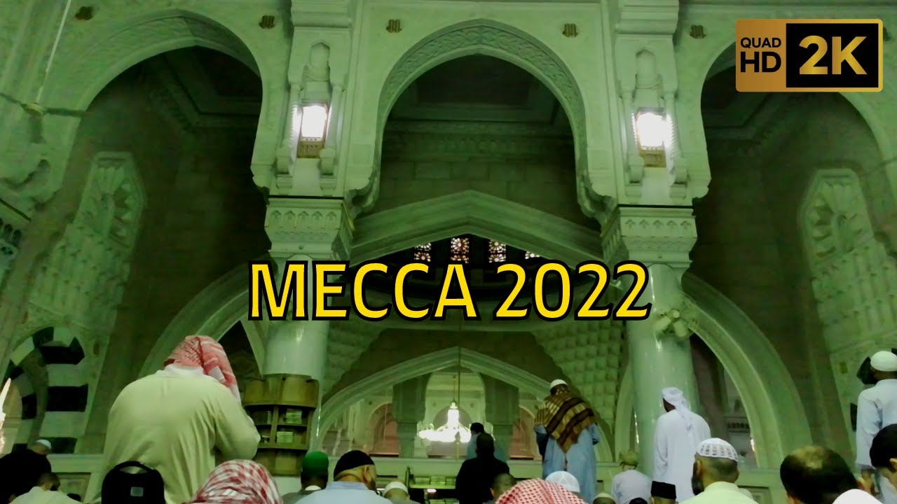 Umrah Walking Tour 2022, Dzuhur Adzan Prayer Call in Masjidil Haram Mecca - Umrah Vlog
