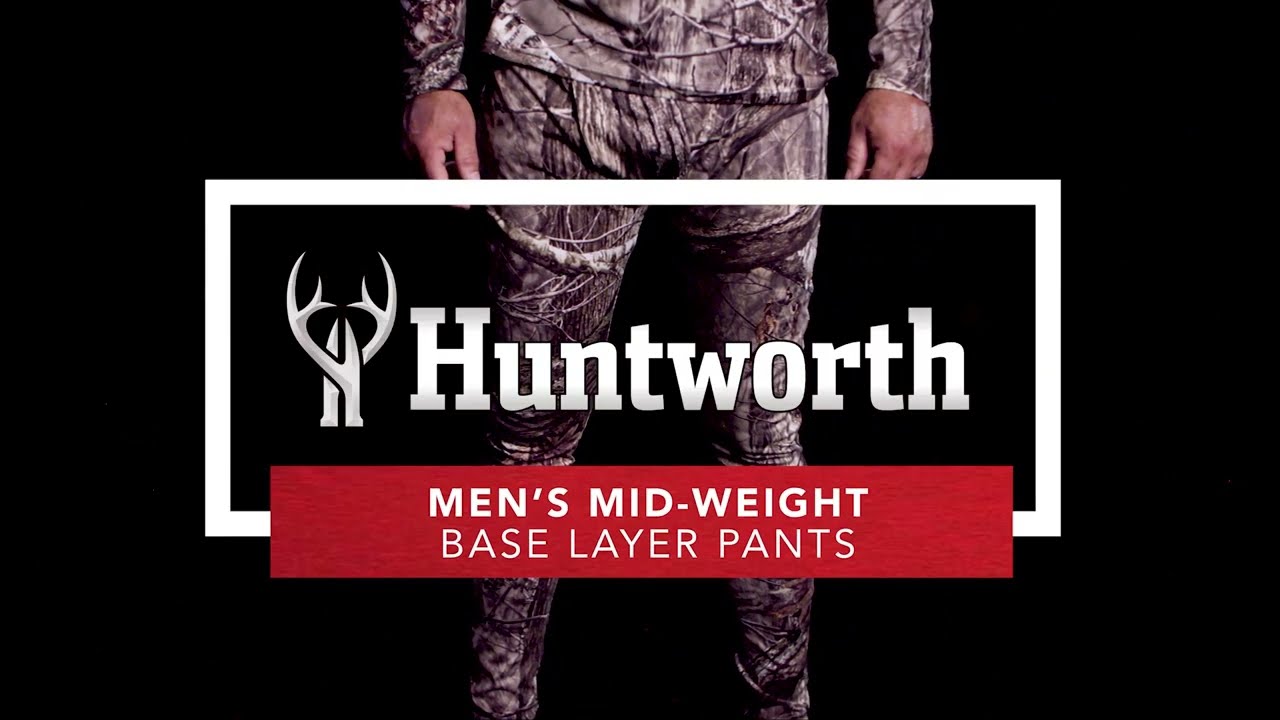 9432 Men&rsquo;s Bangor Midweight Hunting Base Layer Bottom - Hidd'n&reg;