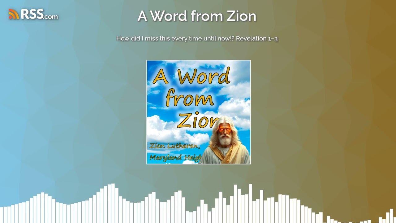 How did I miss this every time until now!? Revelation 1–3