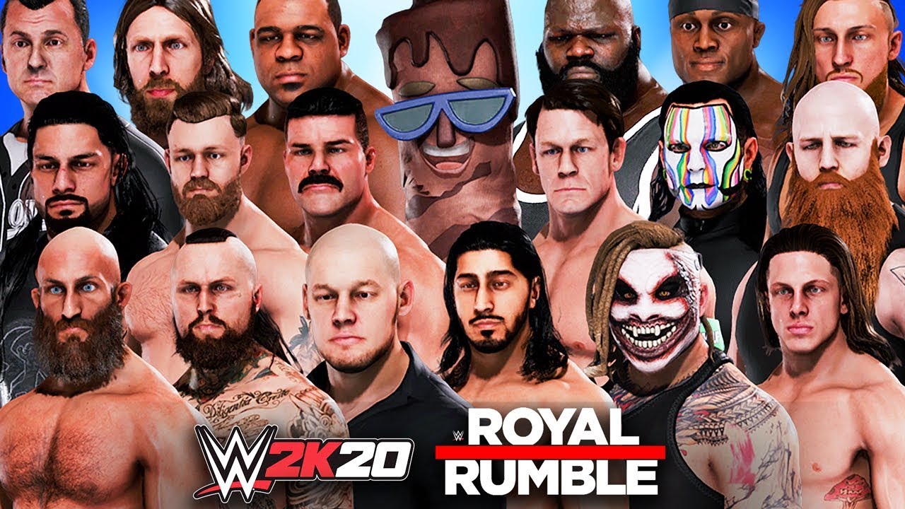WWE 2K20 - 30 MAN ROYAL RUMBLE MATCH!