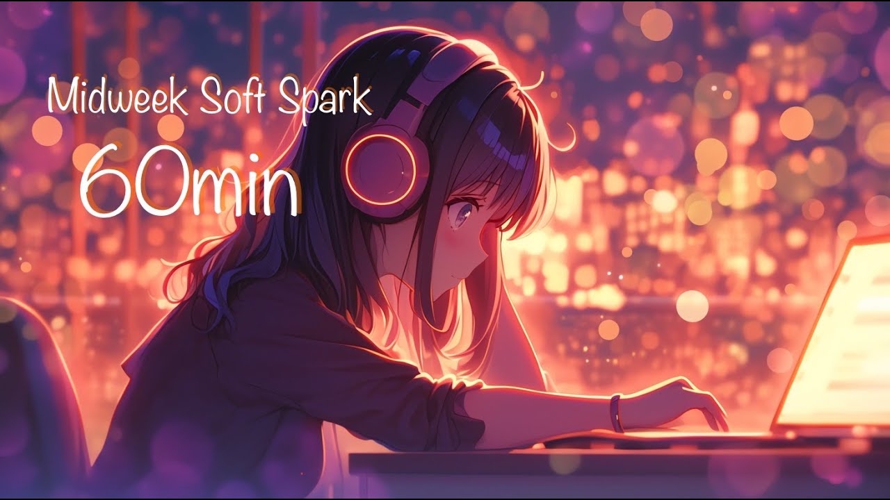 Midweek Soft Spark – Cute Kawaii Chill Pop/Pixel Electro/Study & Work BGM｜可愛い/ピコピコ/chill/作業用｜60min