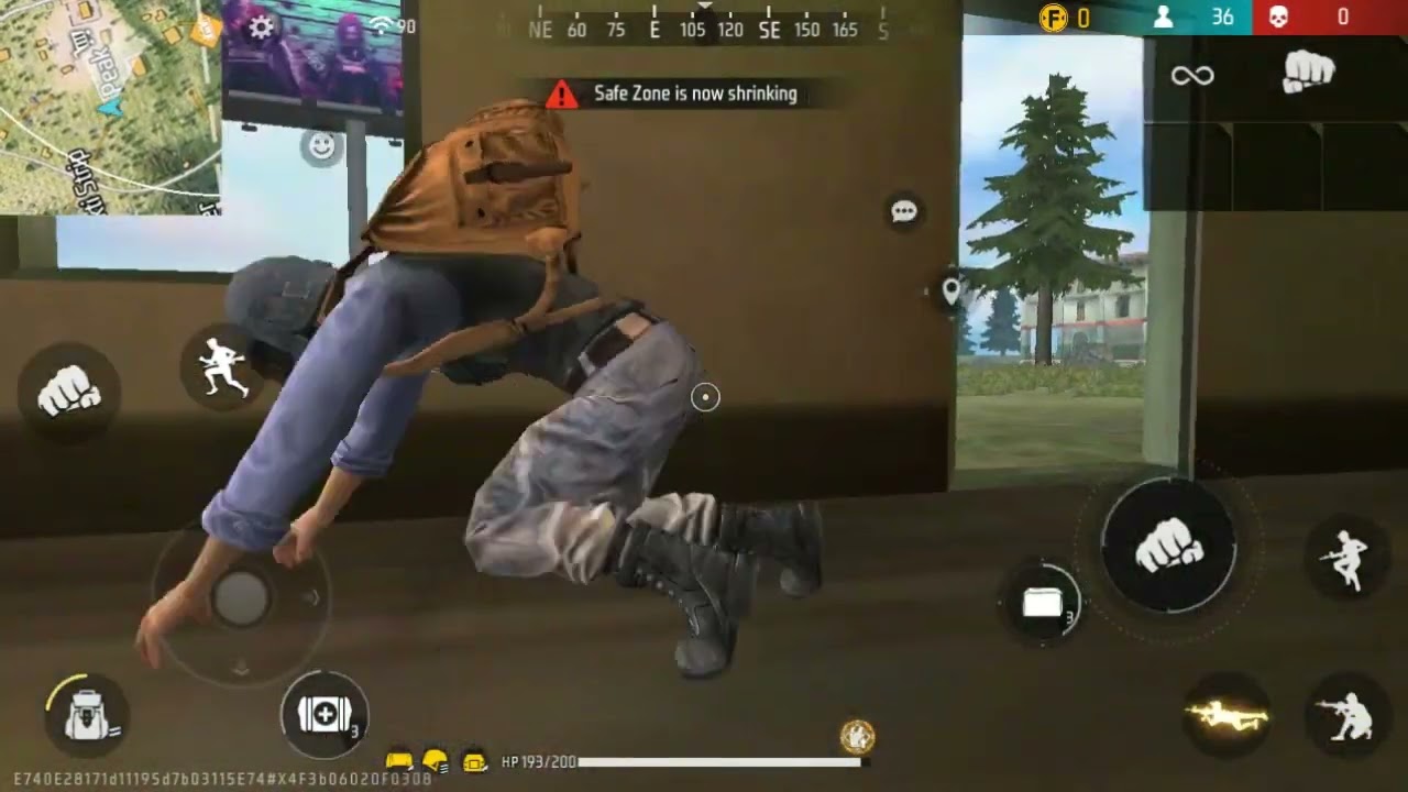 free fire ZERO kill challenge/ free fire 0 kill challenge GAMEPLAY