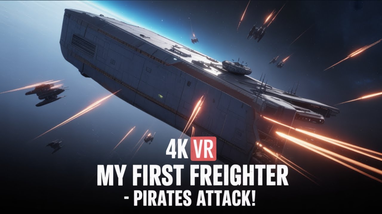 No Man’s Sky VR – First Freighter & Pirate Battle! 🚀 (4K VR Gameplay)