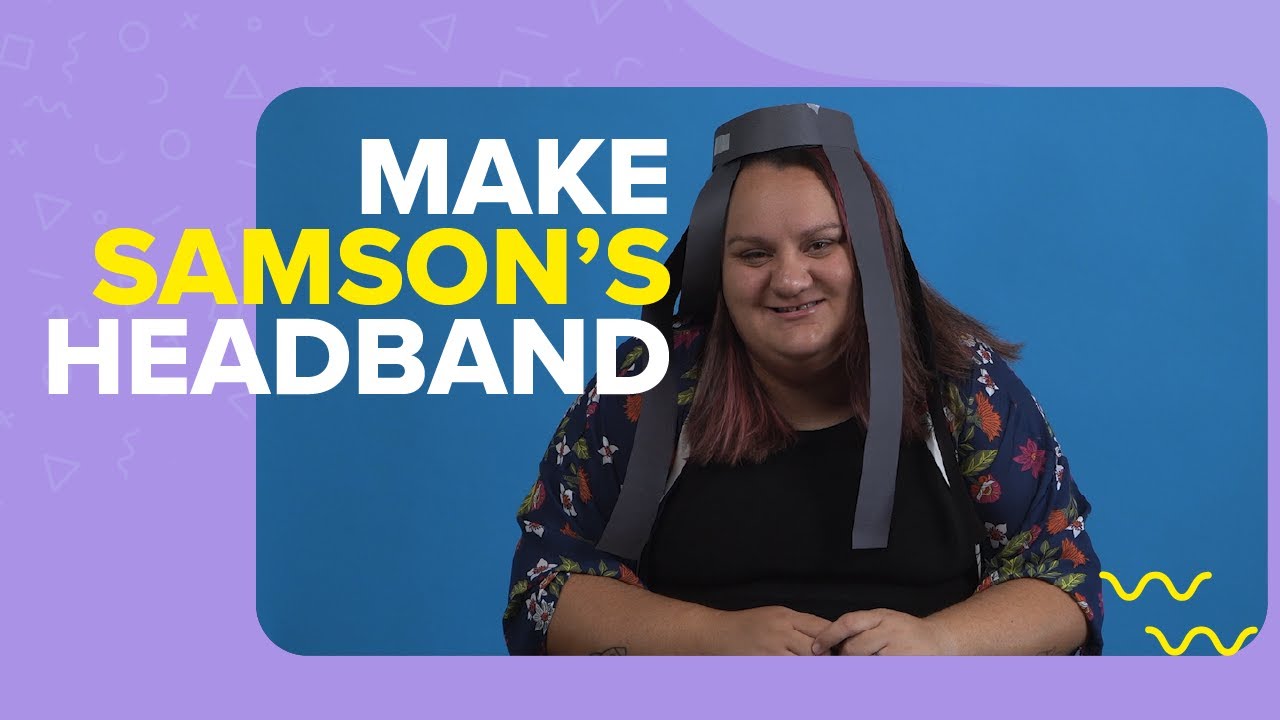 MAKE SAMSON'S HEADBAND! | Vintage Kids Craft Time