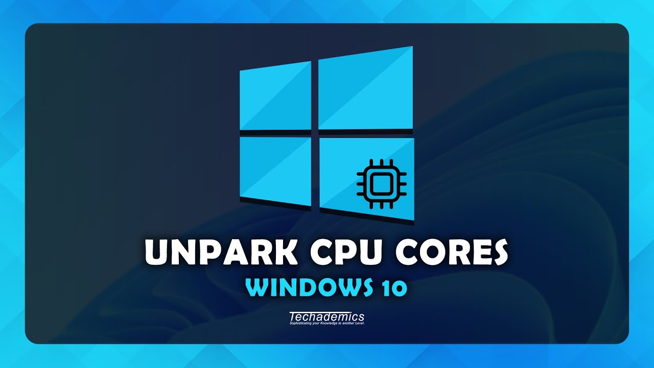 How To Unpark CPU Cores Windows 10 | Speed Up Computer FAST
