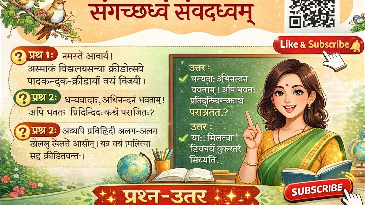 Ncert book SANSKRIT DEEPAKAM bhag 3 chapter 1 class8 #sanskrit #deepakam 