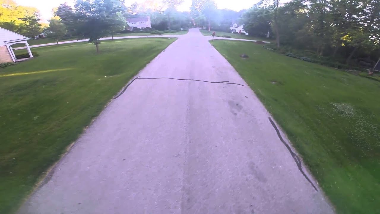 Mini quad crash