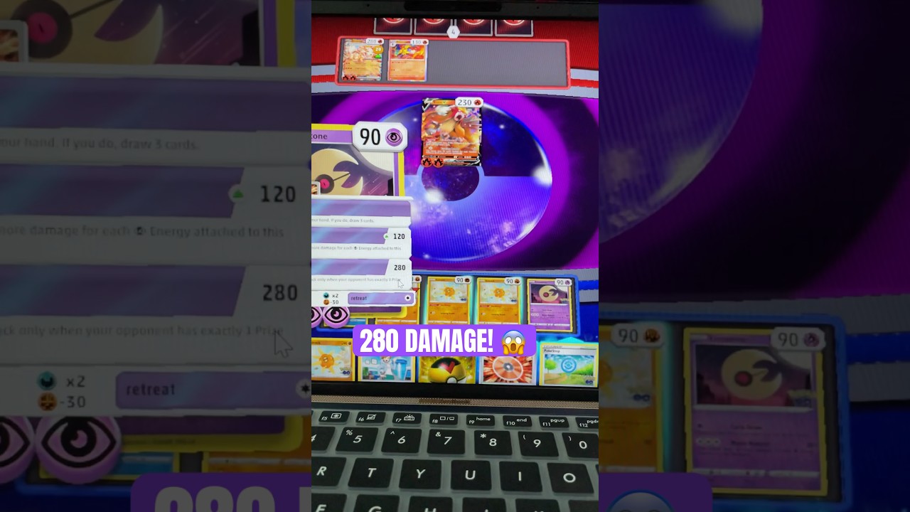 Solrock Lunatone hits 280 Damage TM Crisis Punch Pokemon TCG Live TCGL #shorts #PokemonTCG #Pokemon