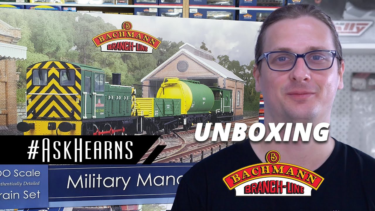 Unboxing Bachmann Branchline OO - Military Manoeuvres Train Set | #askHearns