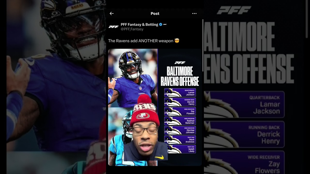 Ravens are trading for Panthers' WR Diontae Johnson