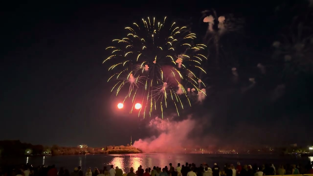 Walking in Regina, July 1, 2025: Canada Day Fireworks
