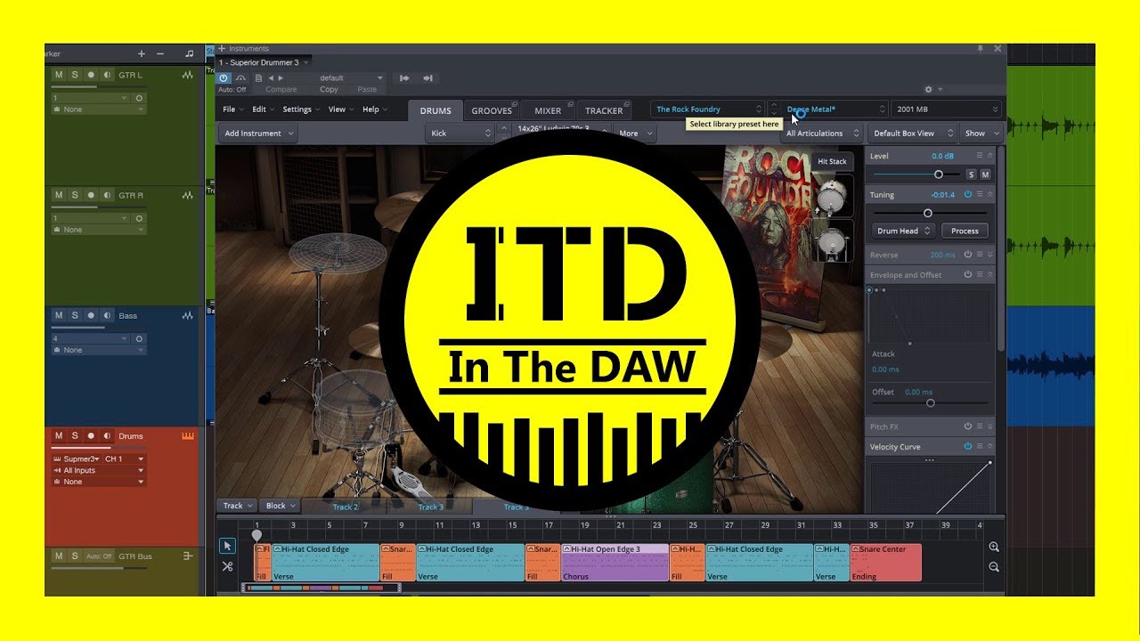 ToonTracks Rock Foundry Use and Review   In The DAW