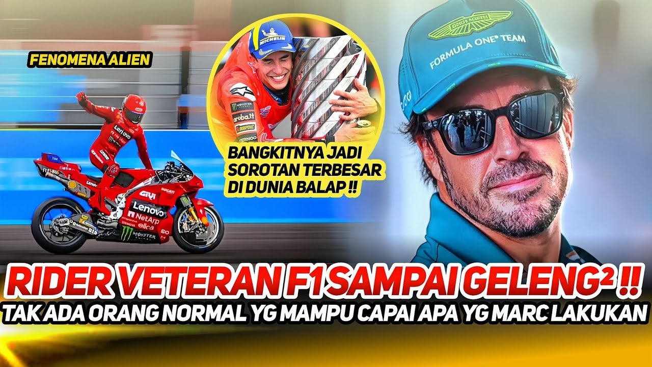 FERNANDO ALONSO SAMPAI KAGUM😮TAK ADA ORANG NORMAL YANG MAMPU MENCAPAI APA YANG MARC MARQUEZ LAKUKAN❗