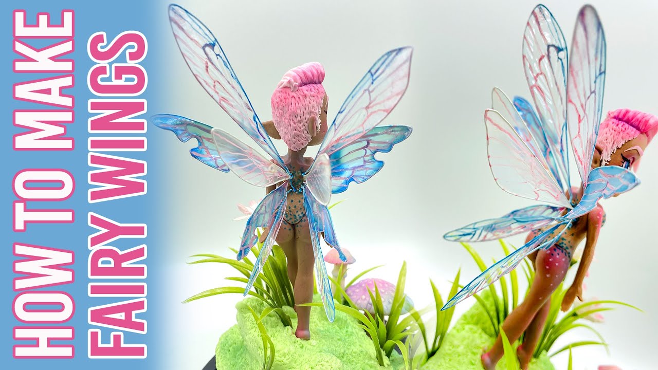 Fairy wings for cakes & models tutorial