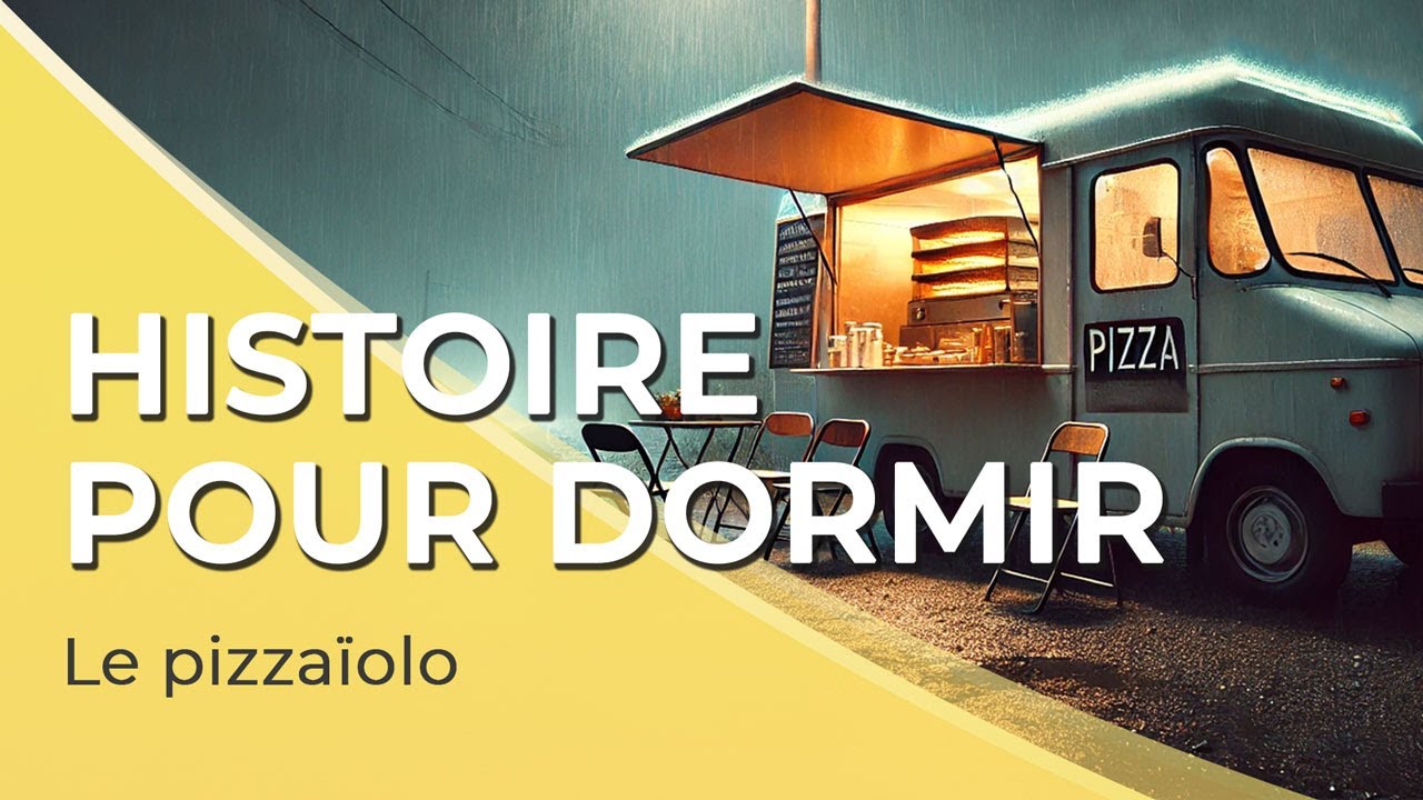 Histoire simple pour Dormir + Pluie 🌧️🍕 | Le pizza&iuml;olo | 35 min | Voix homme | FR