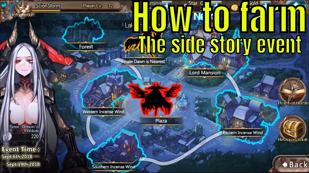Tales of Erin: How to farm the Side Story Event for power
