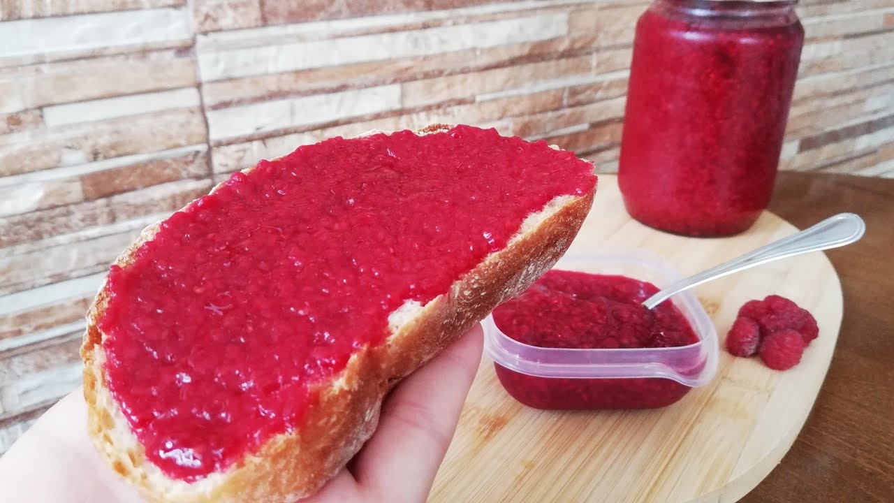DŽEM OD MALINA - Džem od 2 sastojka - Jednostavan recept za džem od malina - Pekmez od malina