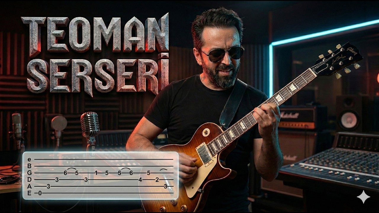 HERKES ÇALABİLİR - Teoman Serseri Elektro Gitar Solo TAB