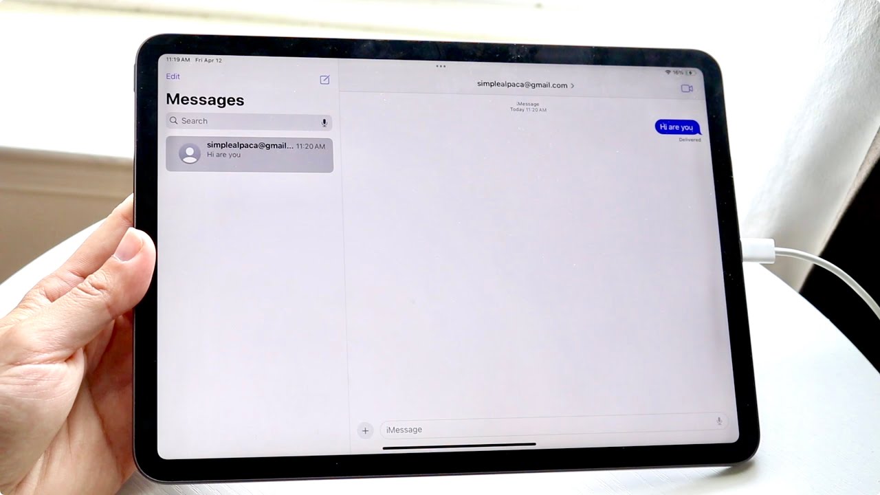 Как отправлять iMessages/текстовые сообщения с iPad! (2024)