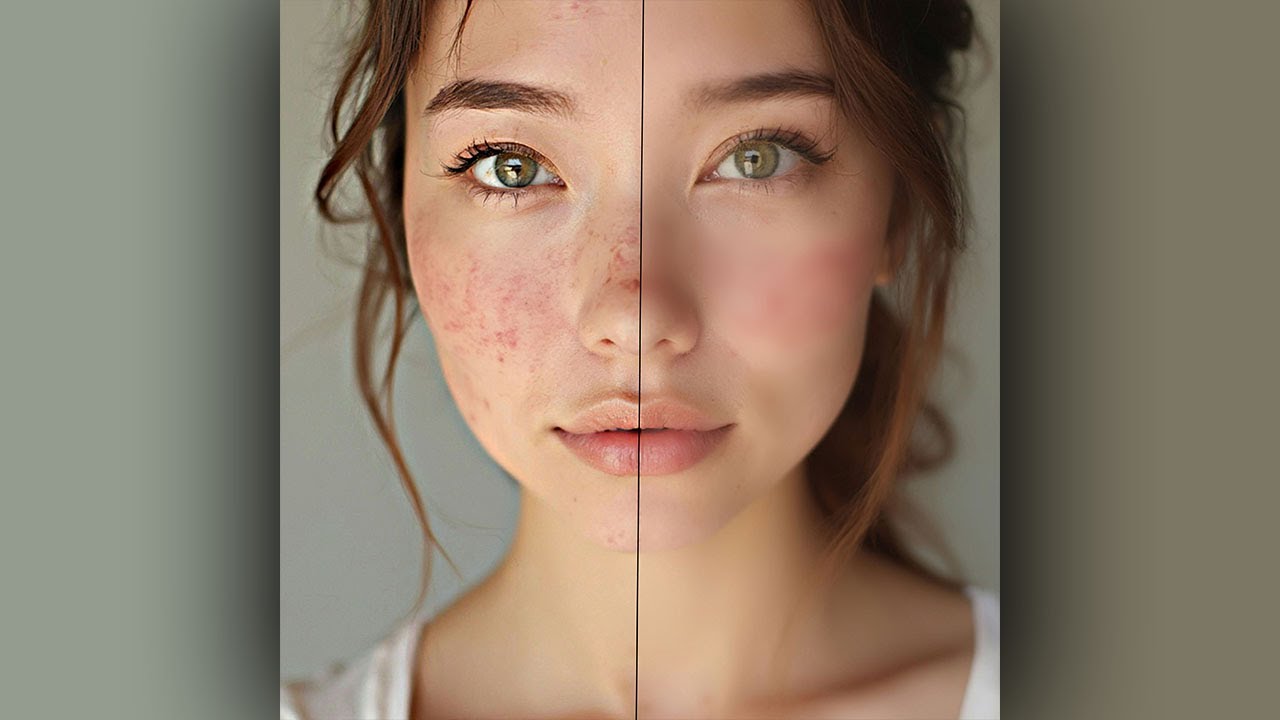 Lisser la peau sur photoshop tuto