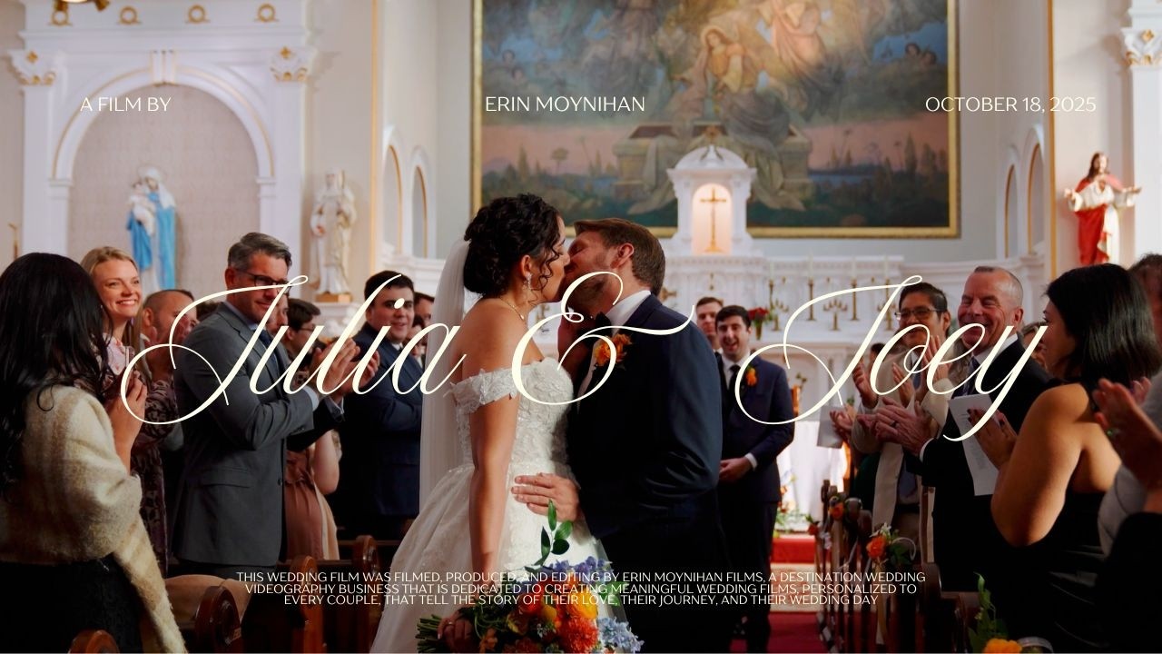 Stars align as an only child marries into a family of ten | Julia & Joey Full Wedding Film