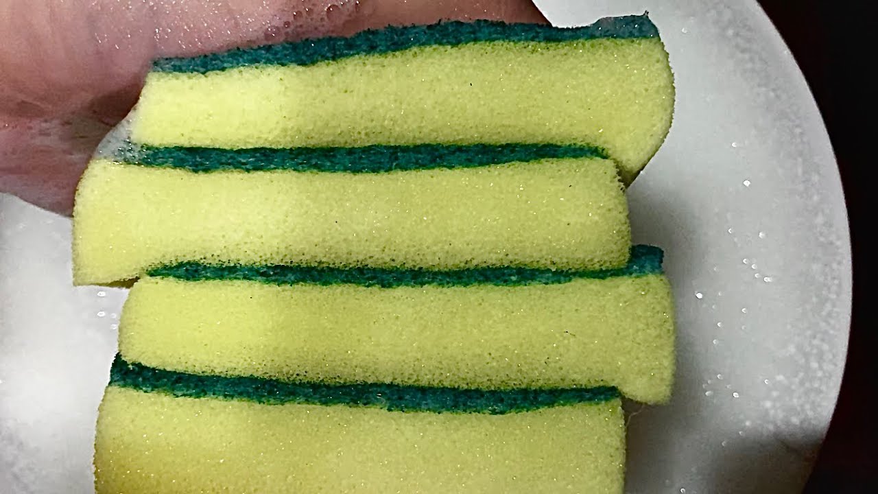 Asmr soapy sponges ripping